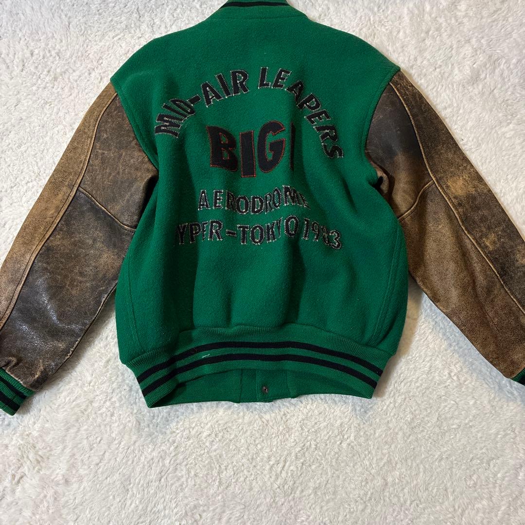 ✨希少 ヴィンテージ MEN'S BIGI ビギ アーチ レザー スタジャン