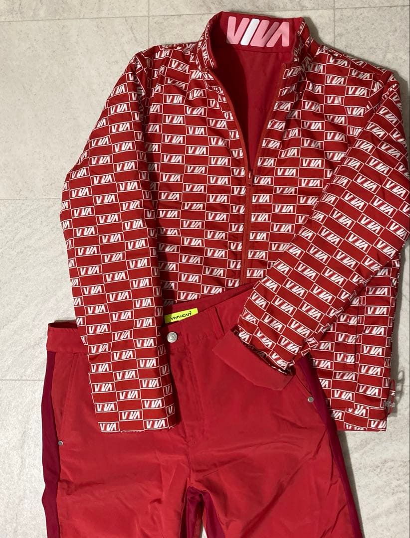 VIVA HEART リバーシブル 中綿ジップジャケット パンツ　セットアップ