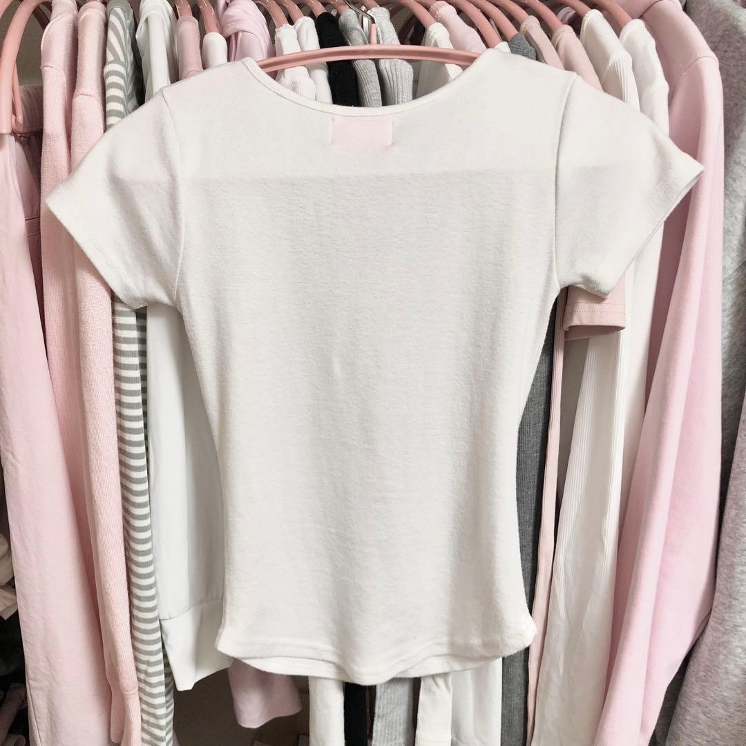 トップス babylclub twinkle skull t White