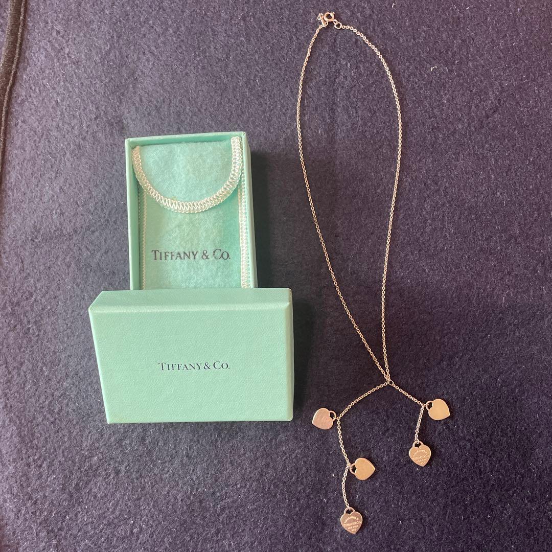 TIFFANY&CO. ティファニー ネックレス　ミニハート5ペンダント