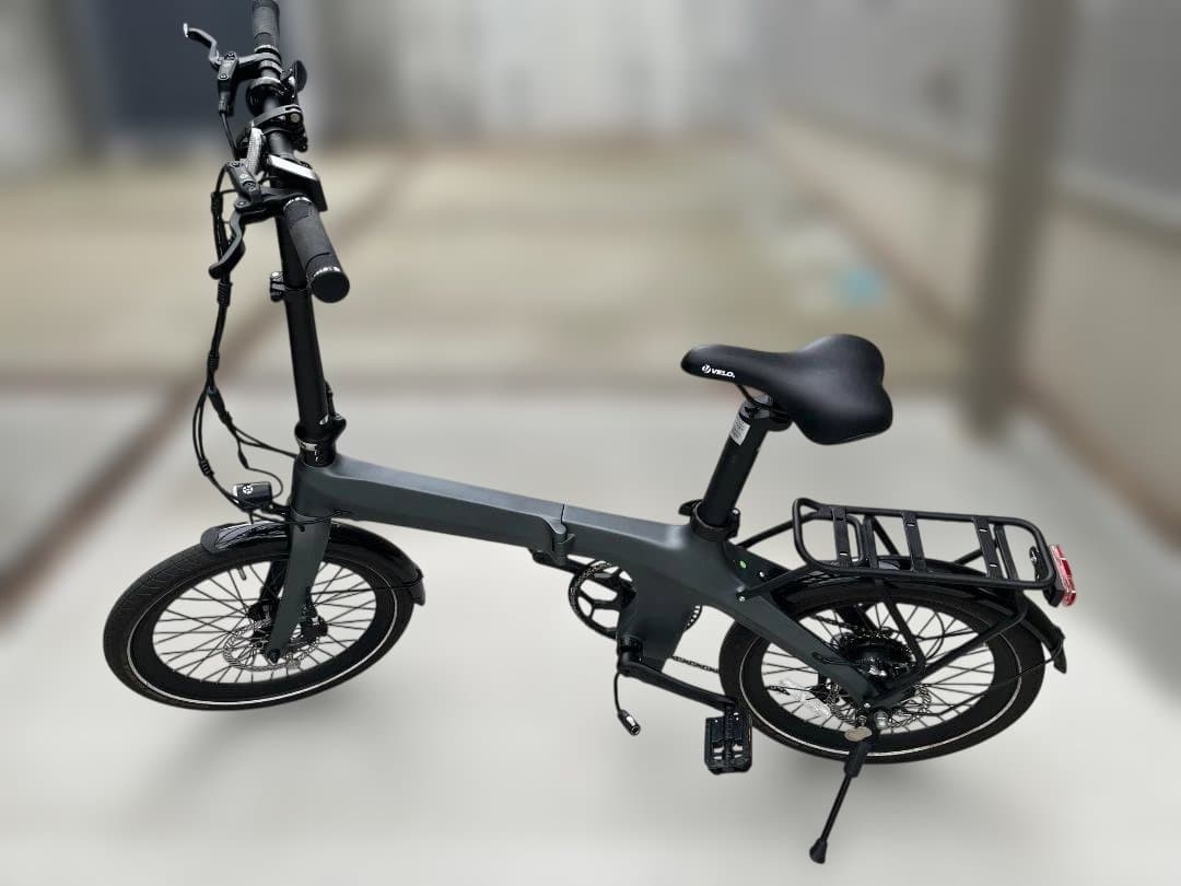 VELMO PEGASUS 電動アシスト折りたたみ自転車 純正リアキャリア付