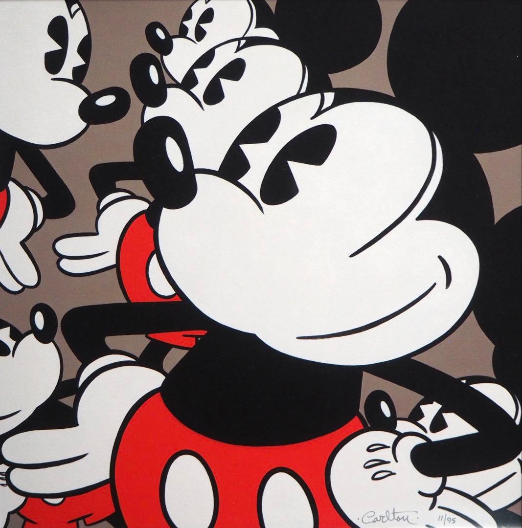 真作■ディズニー ファインアート トレバー・カールトン■版画 絵画 ミッキー