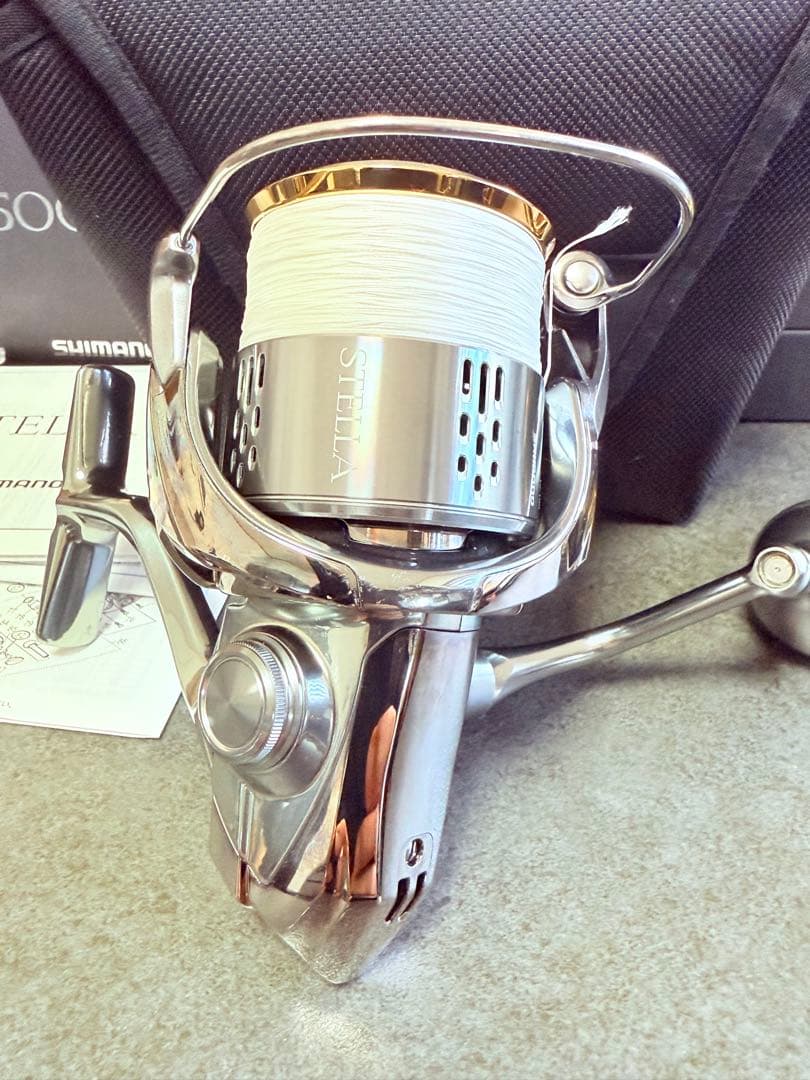 写真追加　シマノ18ステラC5000HG 夢屋スプール付