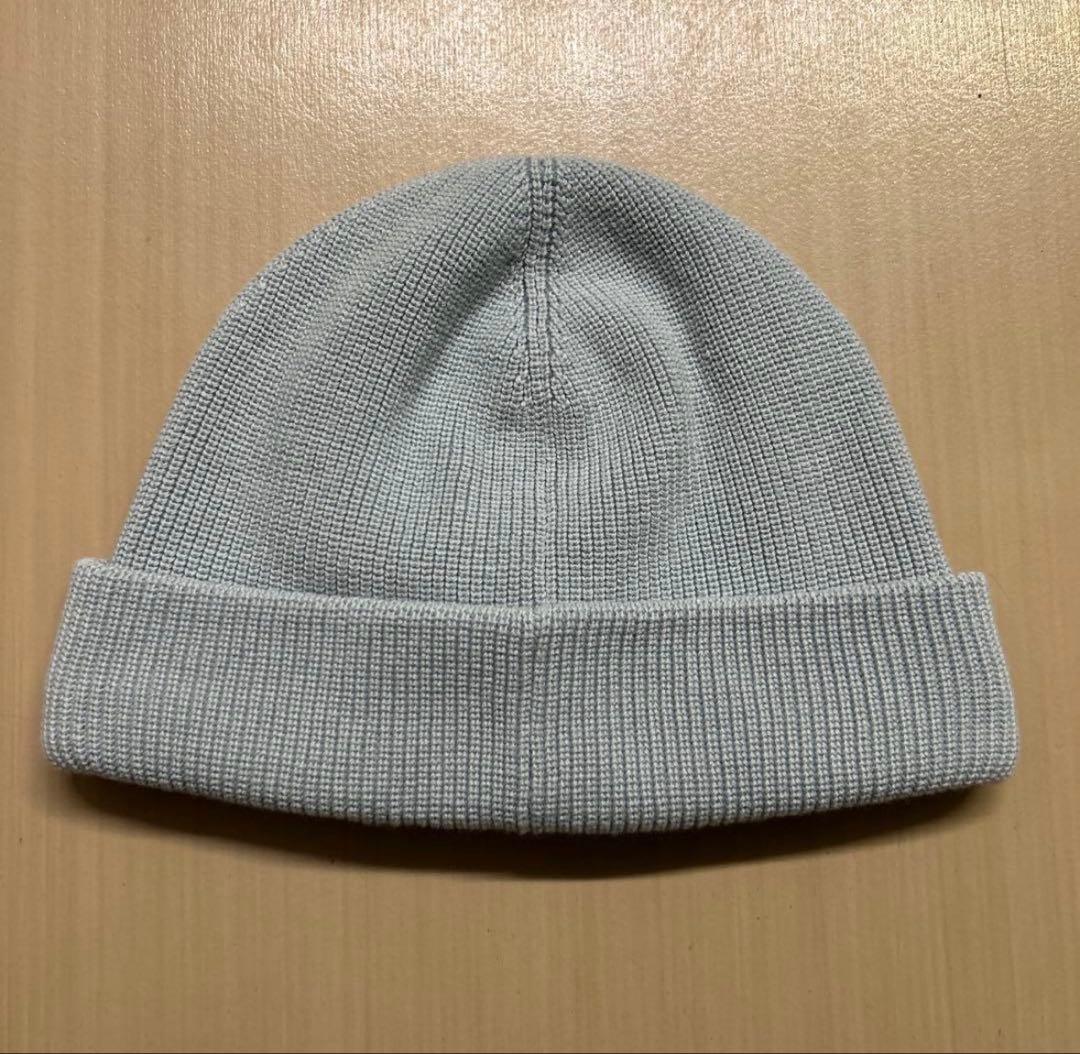 STONE  ニット帽 ライトグレー