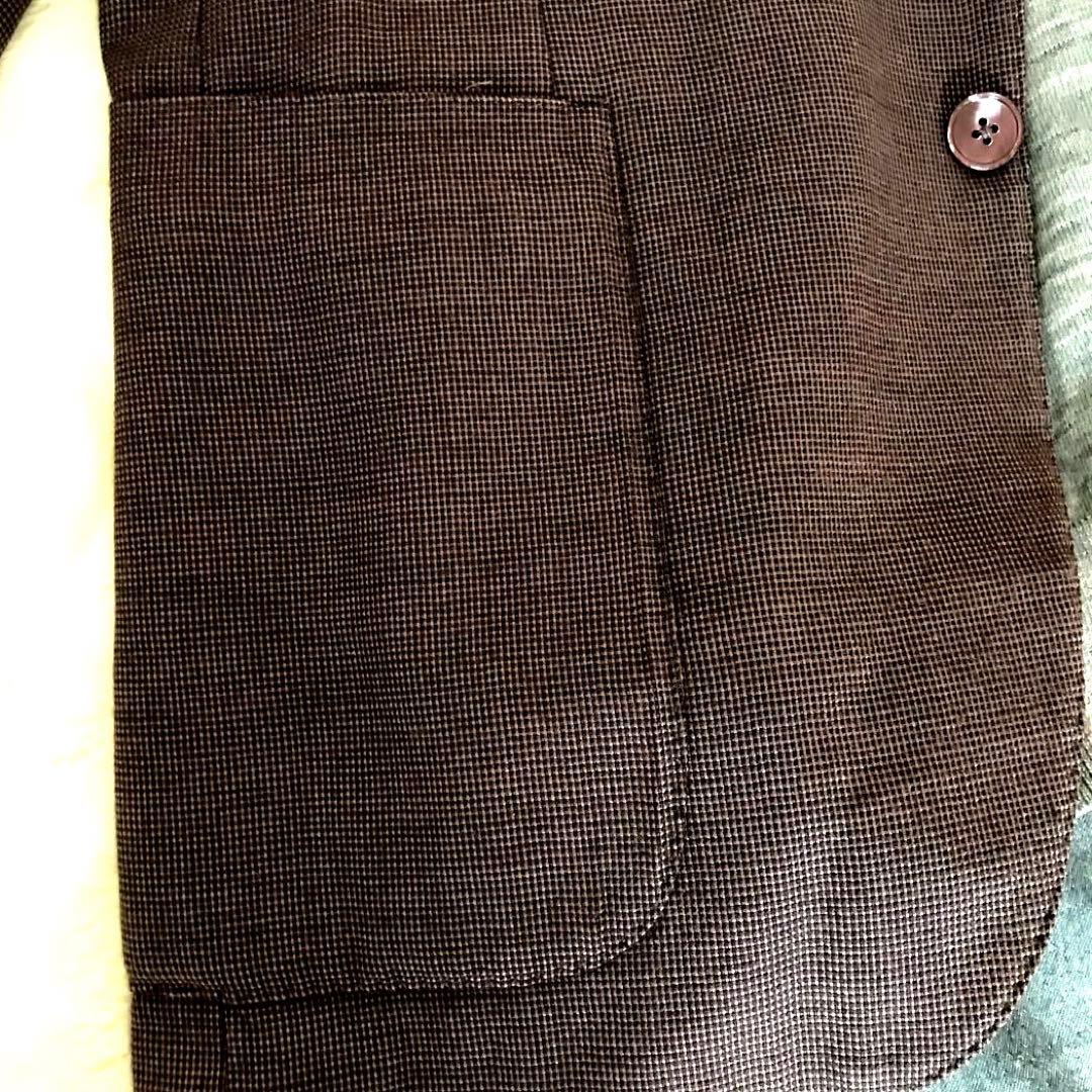 タイムセール　エルメネジルドゼニア　ブラウンジャケット　48 L