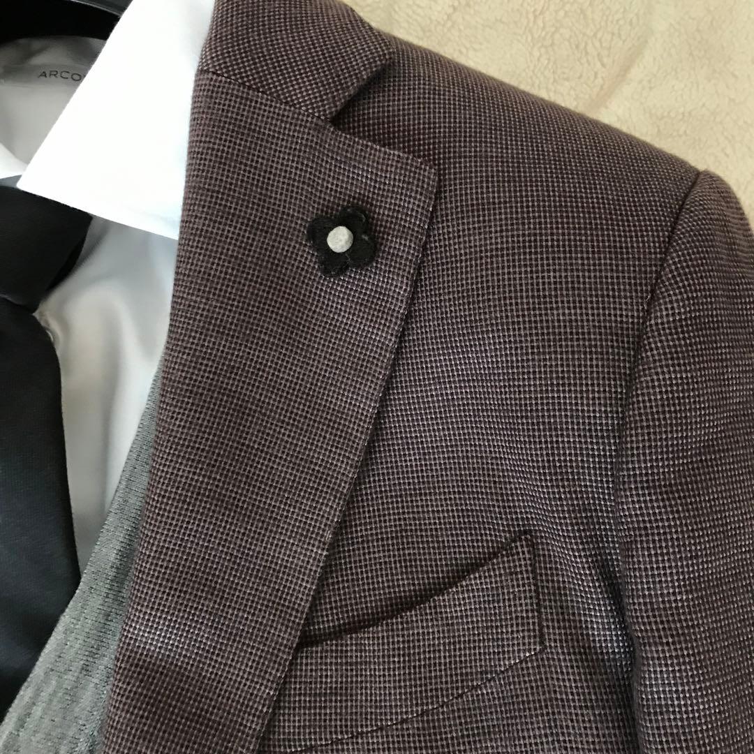 タイムセール　エルメネジルドゼニア　ブラウンジャケット　48 L