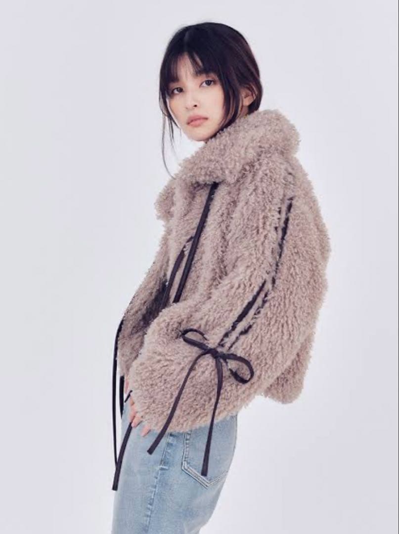 フレイアイディー　リボンボアファージャケット