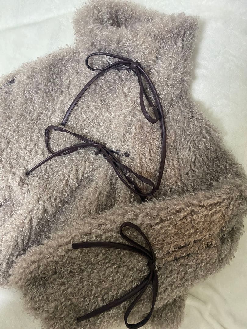 フレイアイディー　リボンボアファージャケット