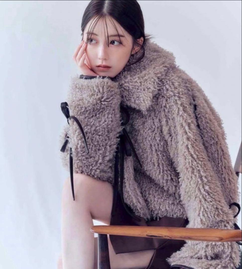 フレイアイディー　リボンボアファージャケット