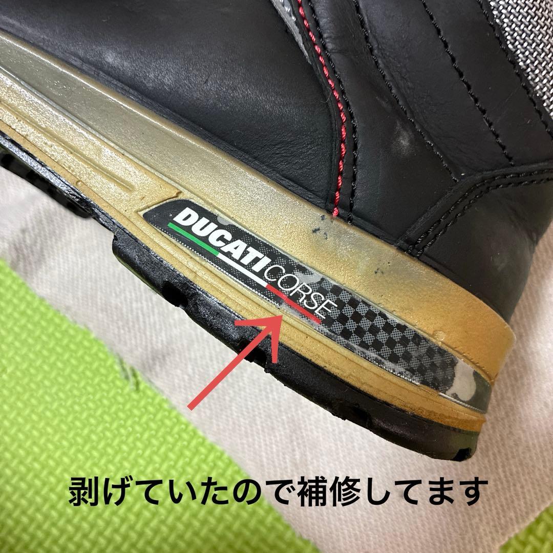 DUCATI CORSE　バイクブーツ　ハイカットシューズ　安全靴　EU38