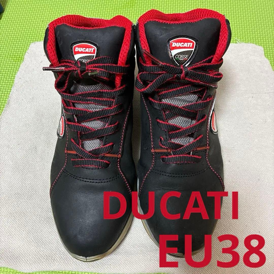 DUCATI CORSE　バイクブーツ　ハイカットシューズ　安全靴　EU38