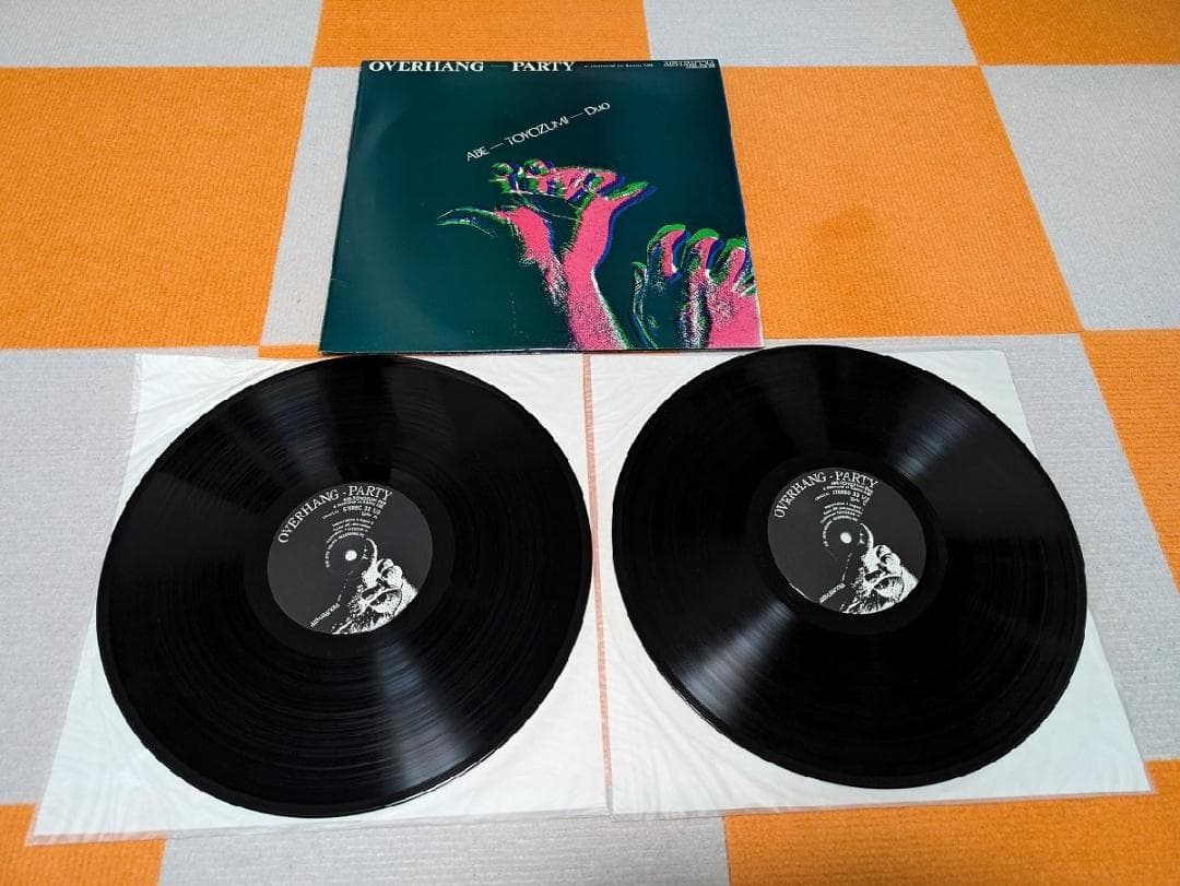 LP 阿部薫 豊住芳三郎 OVERHANG PARTY Ma3LP11HK
