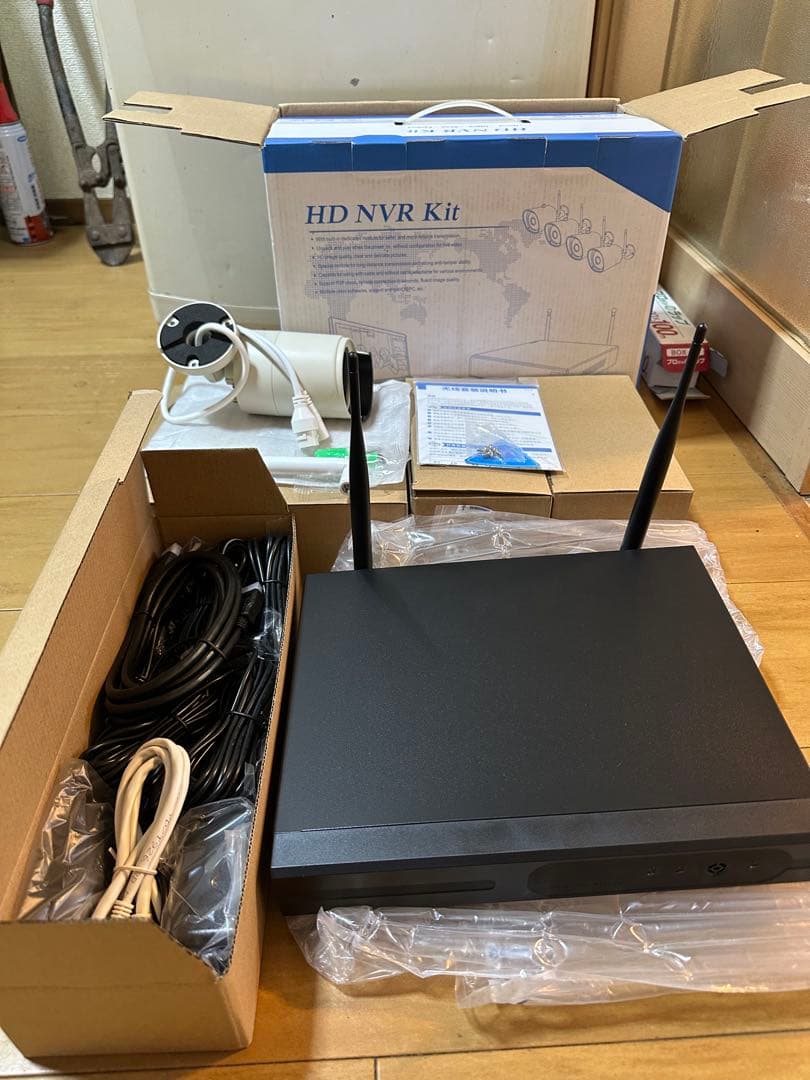 HD NVR Kit 防犯カメラセット新品未使用 初期不良返品保証