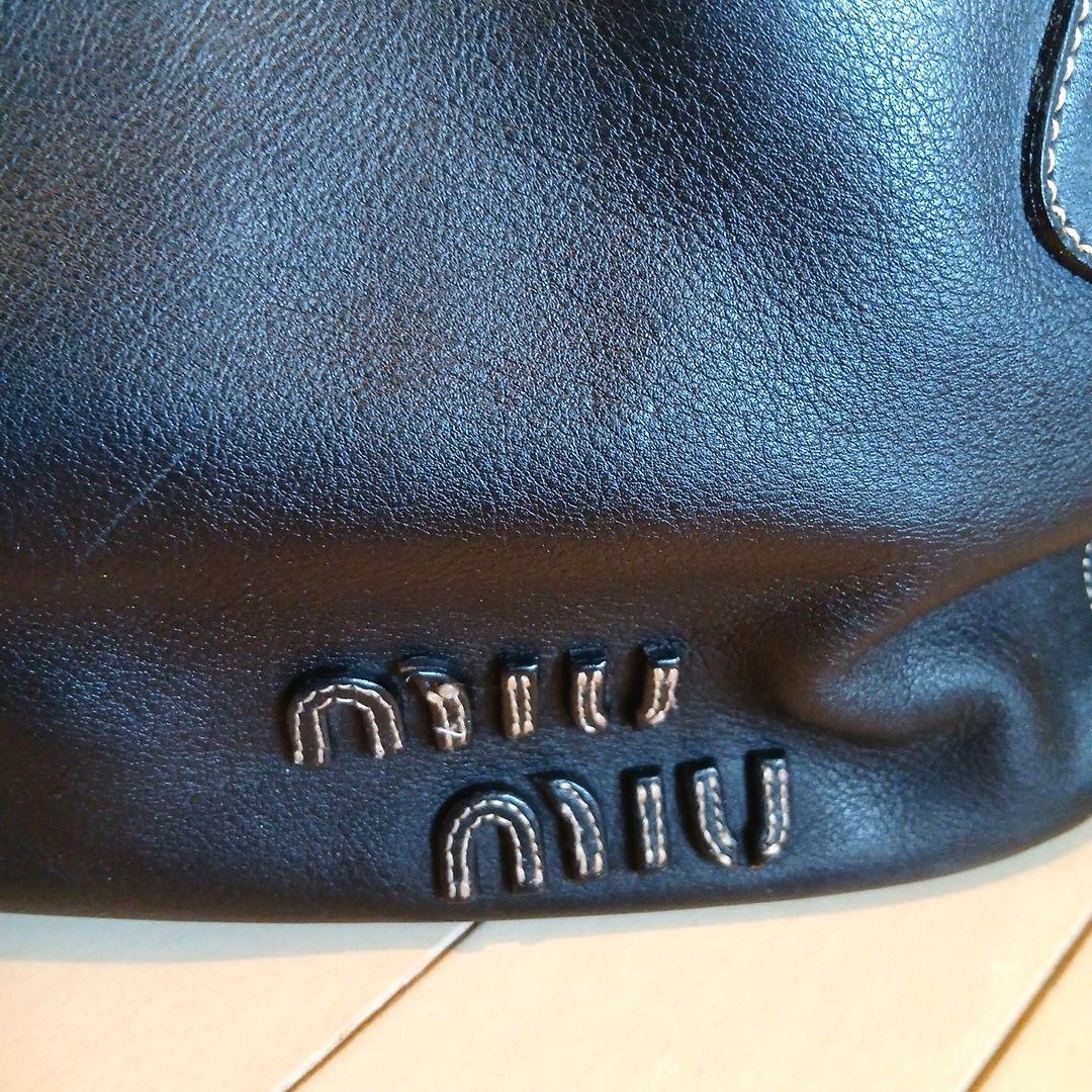 miumiu トートバッグ ブラック