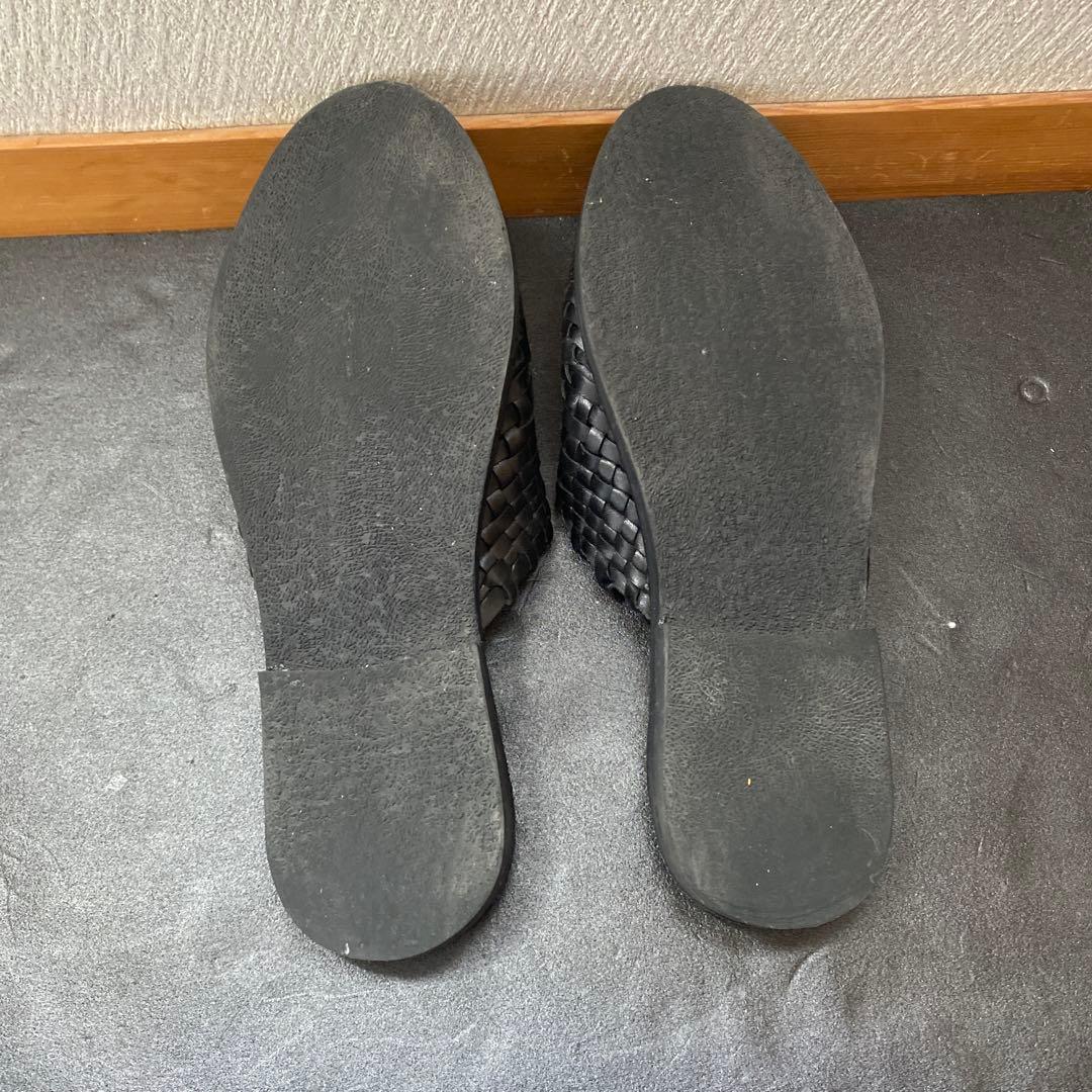 「美品⭕️」乱痴気 チャムラ　Palanco レザーサンダル　ブラック　28