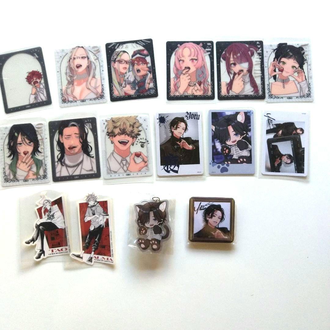 極楽街 夜 SQジャンプ クリアフレークシート アクキー他まとめ売り