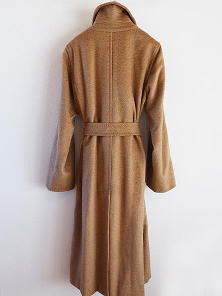 マックスマーラマニュエラアイコンコート■白タグ■38マヌエラキャメル100％