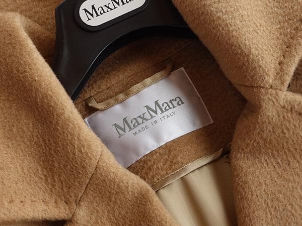 マックスマーラマニュエラアイコンコート■白タグ■38マヌエラキャメル100％