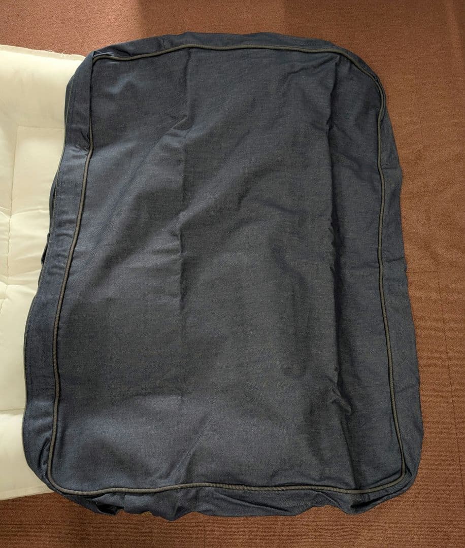 エルエルビーン ミディアム デニム・ドッグ・ベッド、長方形