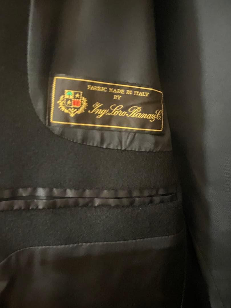 値下げ　未使用　バーニーズニューヨーク　ブラック チェスターコート　48