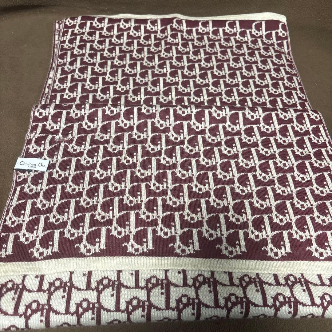とてもオシャレなDior トロッターマフラー