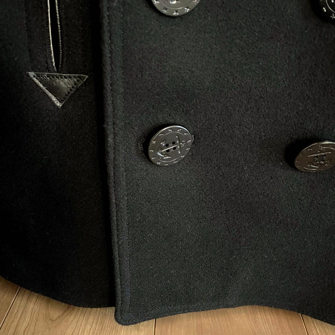 【Buzz Rilkson's】WILLIAM GIBSON ブラックピーコート