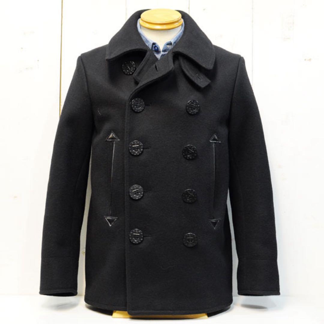 【Buzz Rilkson's】WILLIAM GIBSON ブラックピーコート