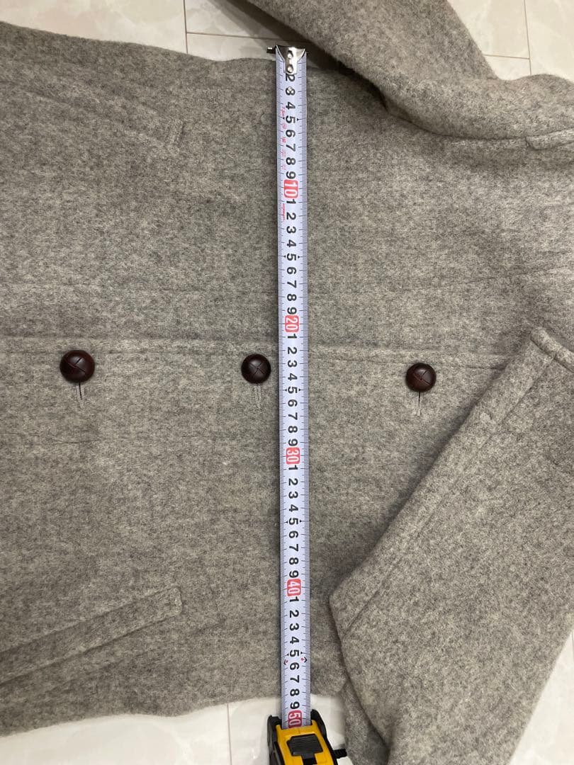 DANTON ウールモッサ　フード付きコート