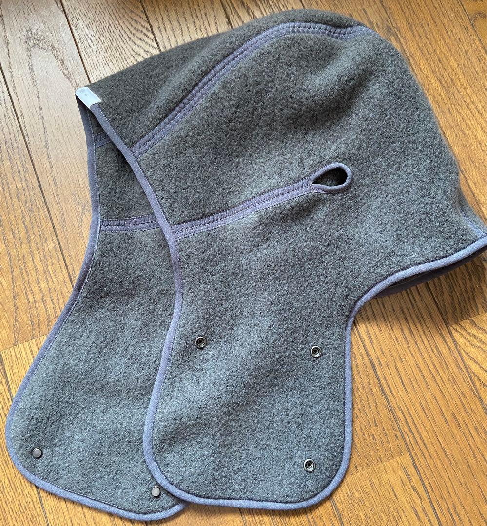 Goldwin 0 25AW ウールフリースフード 色ダークラバー ユニセックス