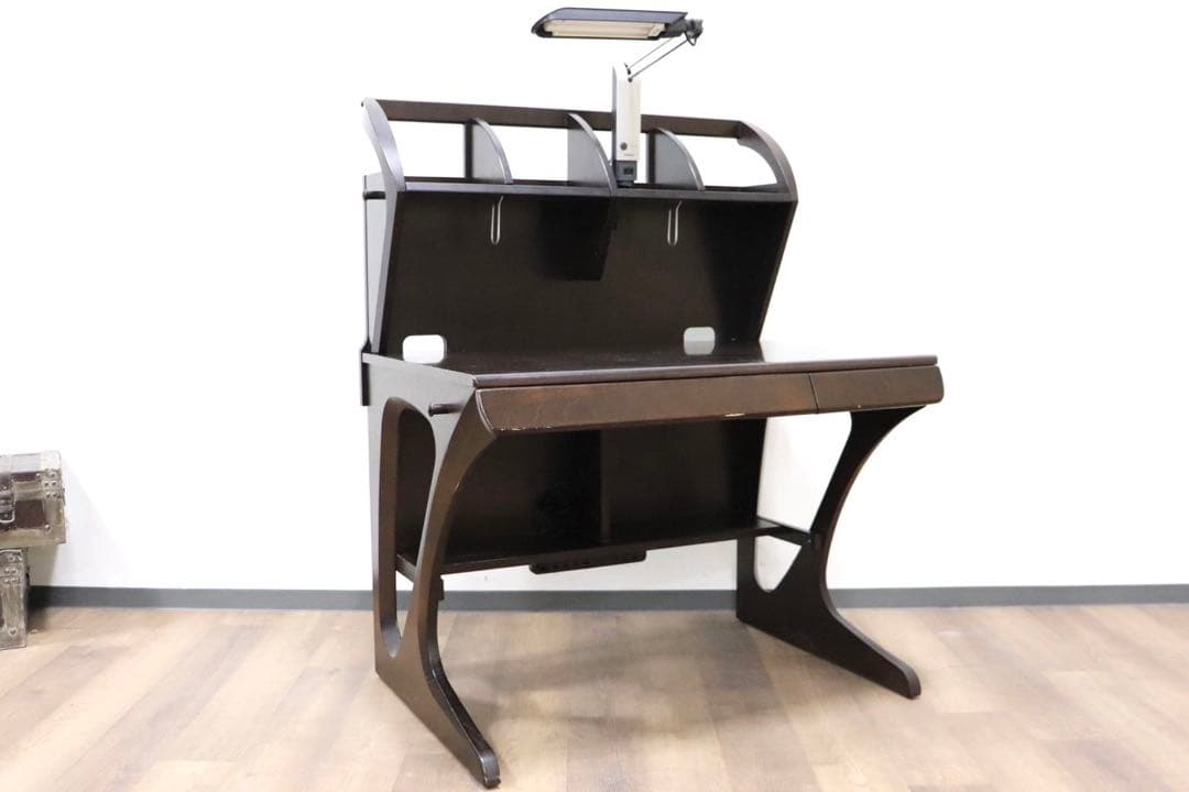 GMGK47○karimoku / カリモク ダークブラウン 学習机 勉強机 デ