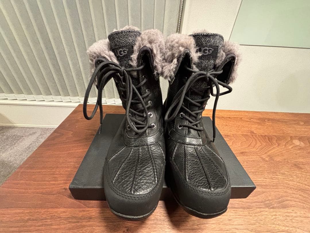 UGG ムートンブーツ ブラック メンズ サイズ27.5センチ
