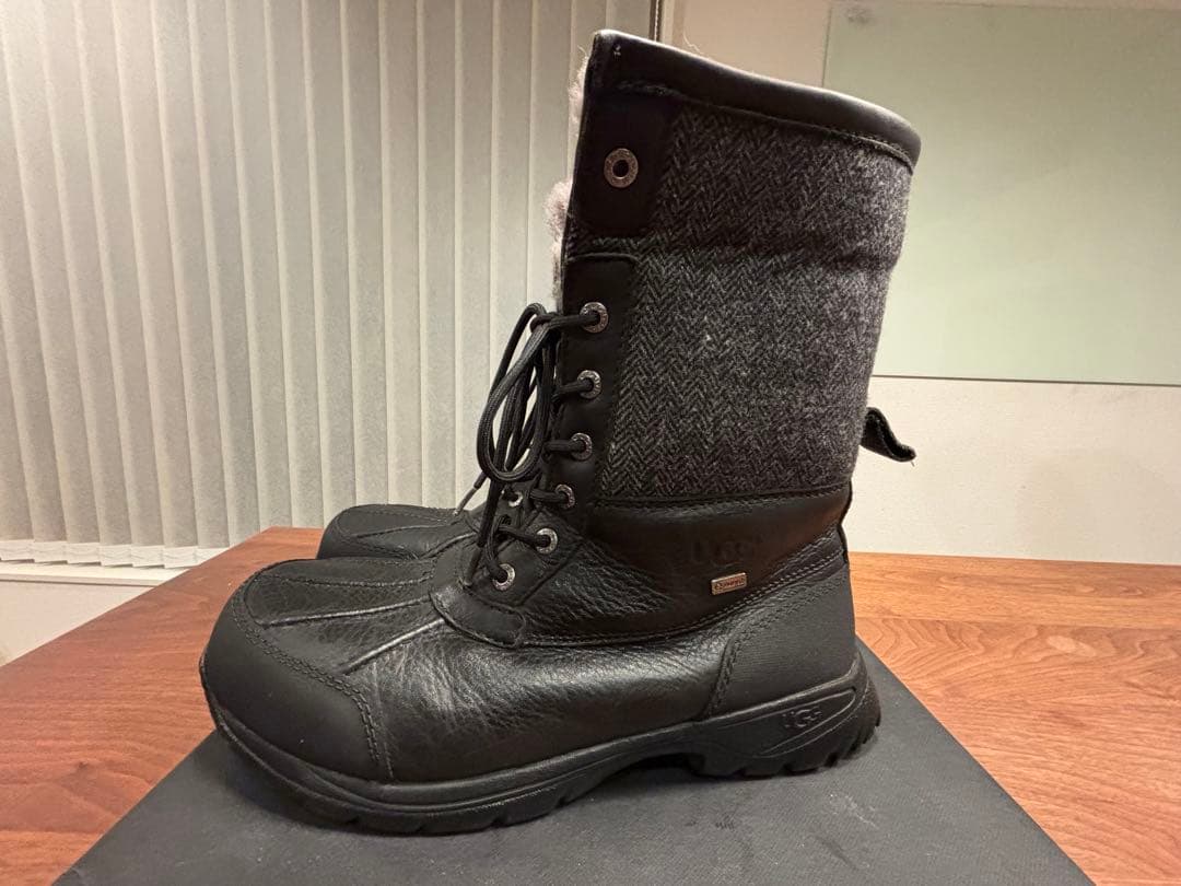 UGG ムートンブーツ ブラック メンズ サイズ27.5センチ