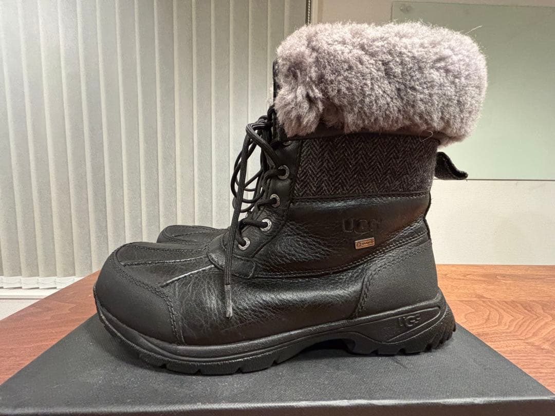 UGG ムートンブーツ ブラック メンズ サイズ27.5センチ