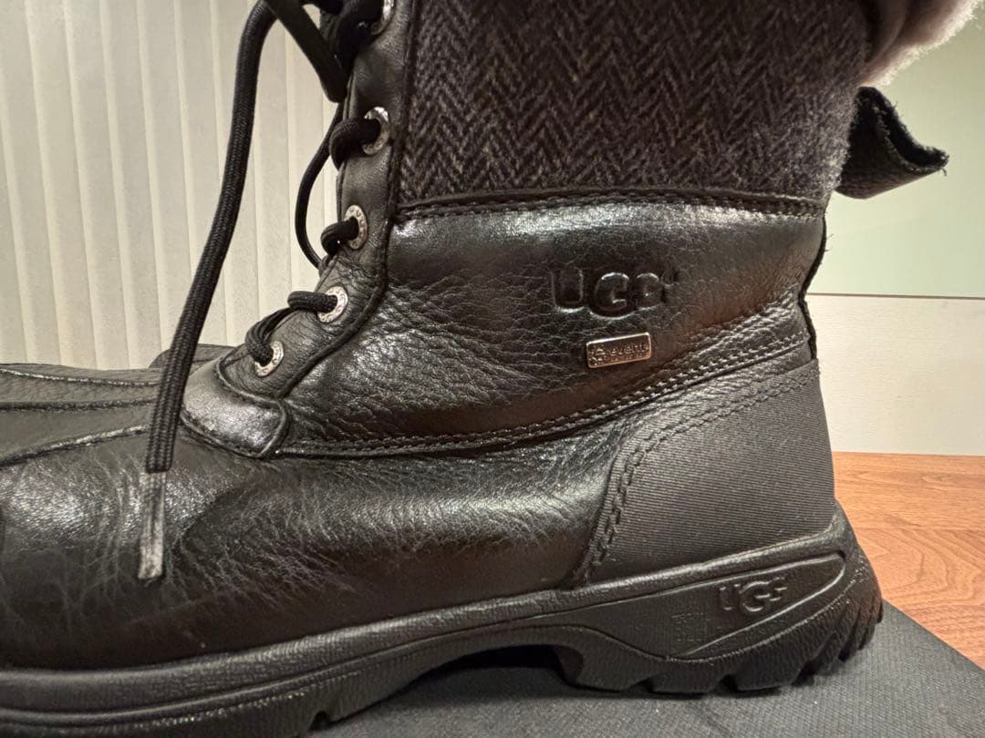 UGG ムートンブーツ ブラック メンズ サイズ27.5センチ