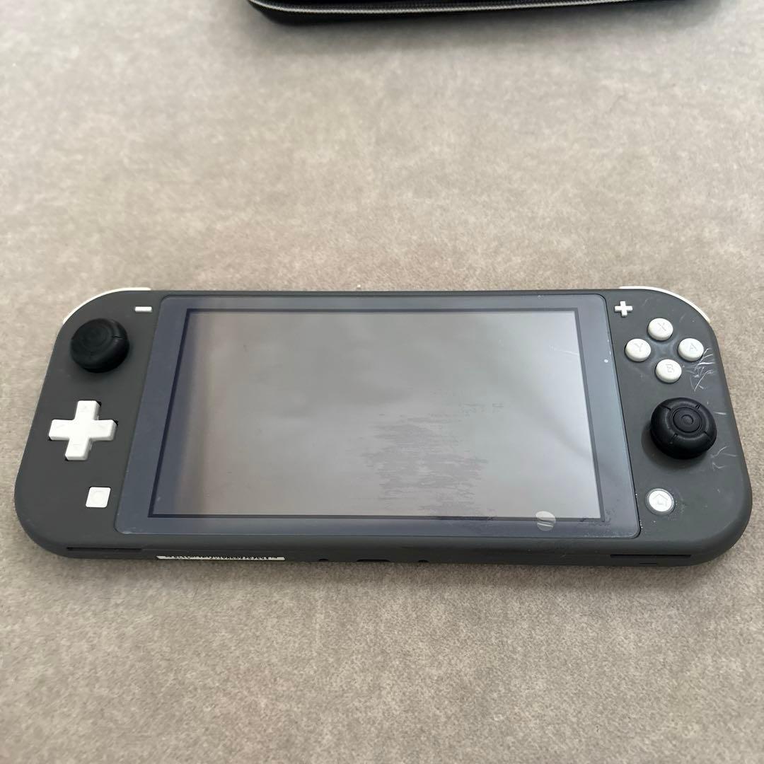 Nintendo Switch light 本体 グレー カバー ケース付き