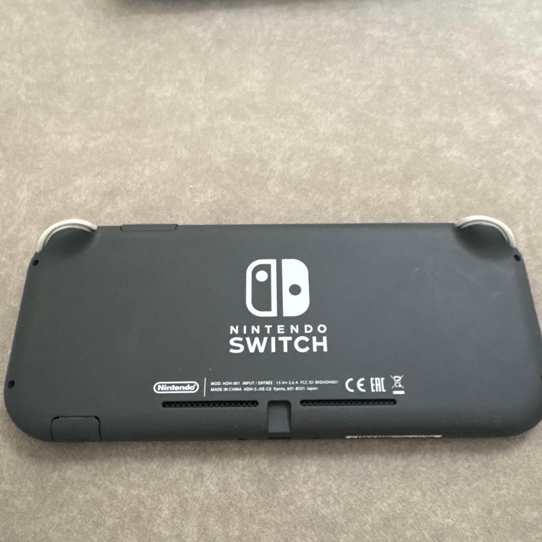 Nintendo Switch light 本体 グレー カバー ケース付き