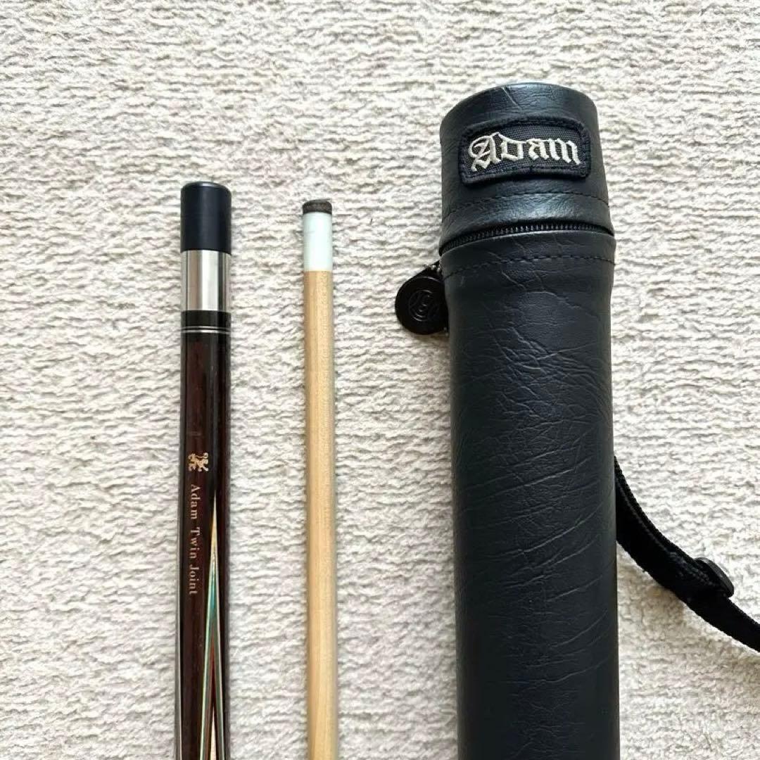 【美品】Adam TwinJoint ビリヤードキュー 分割式 ケース付き