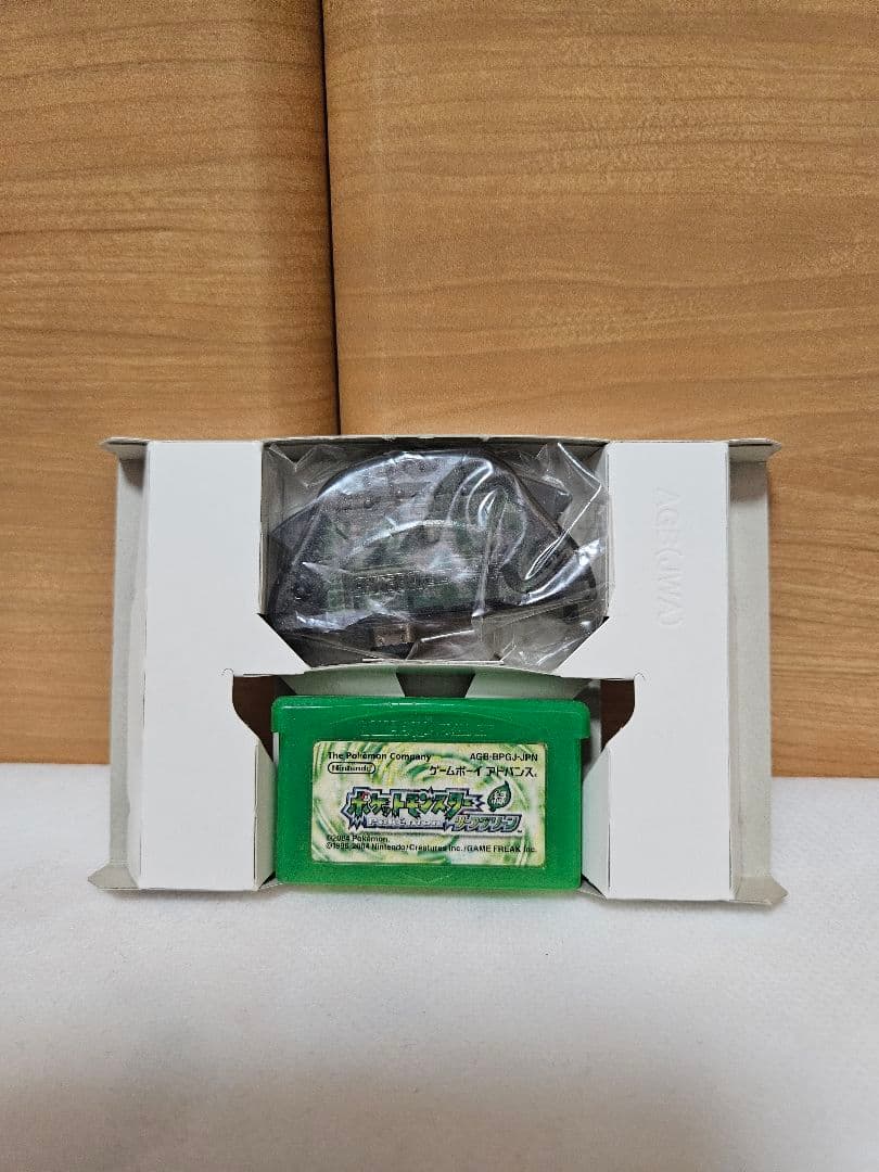【GBA】 ポケモンリーフグリーン ワイヤレスアダプタ 同梱【動作確認済】