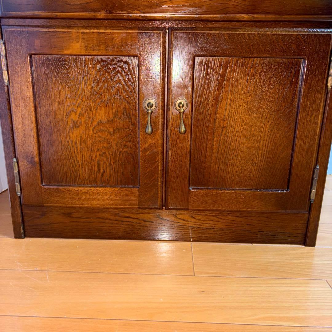 飛騨産業 キツツキ 木製 キャビネット テレビ台 清掃 磨き