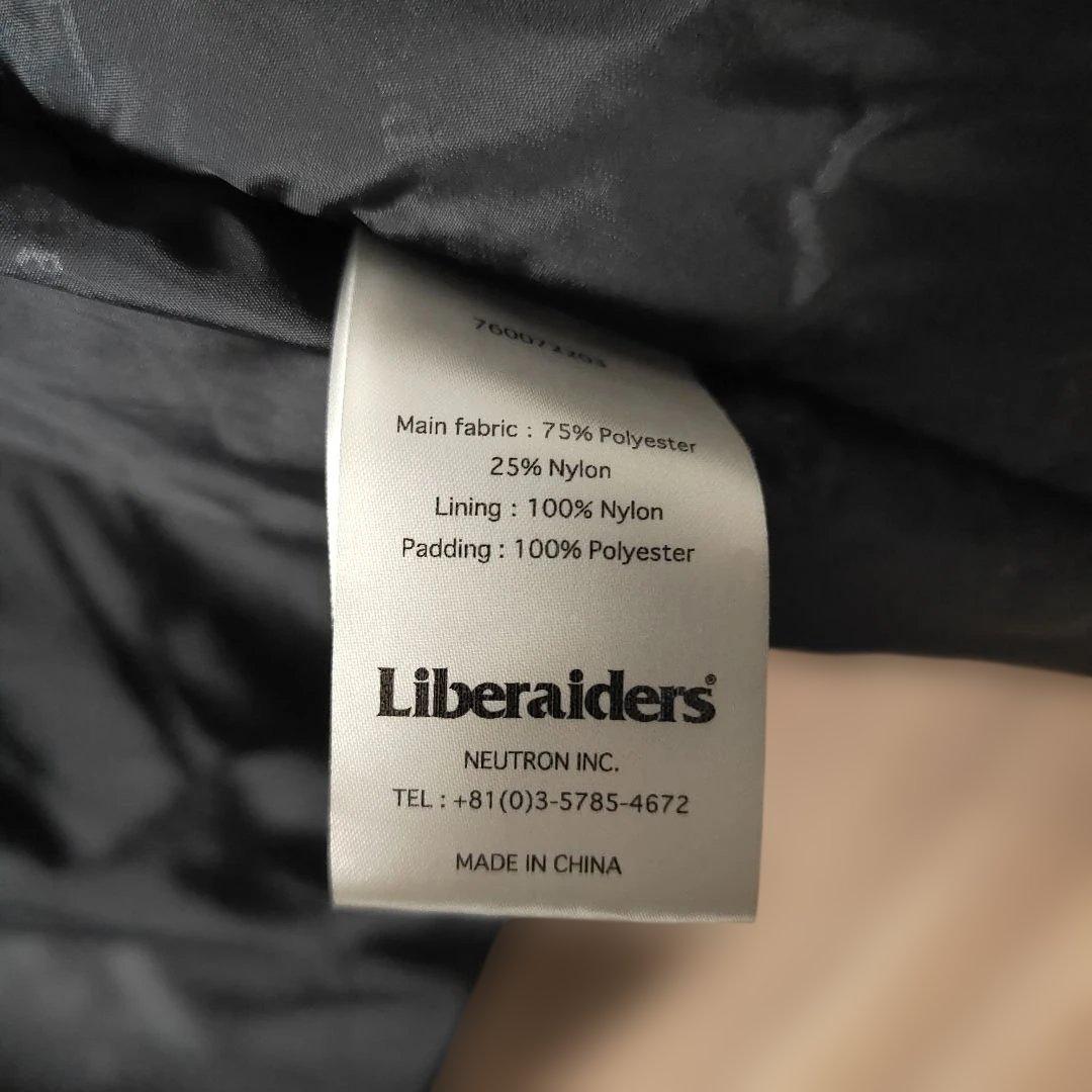 極美品liberaiders、リベレイダース ダウンベスト Lサイズ 黒