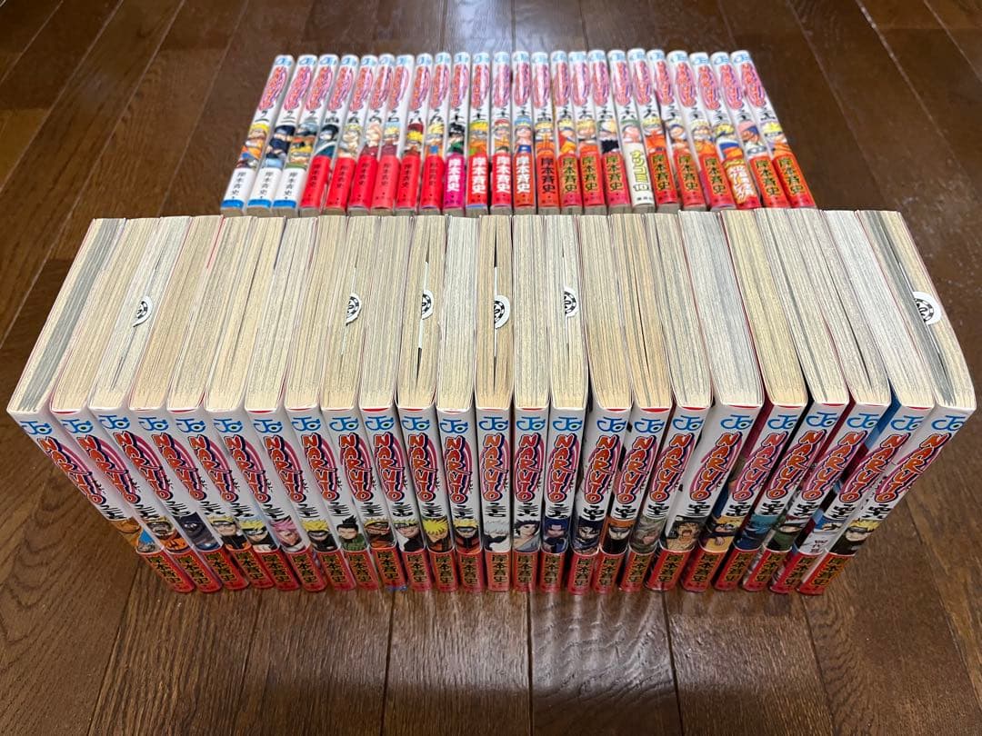 初版 NARUTO ナルト 1巻〜72巻 全巻セット初版 帯付き 注文カード付き