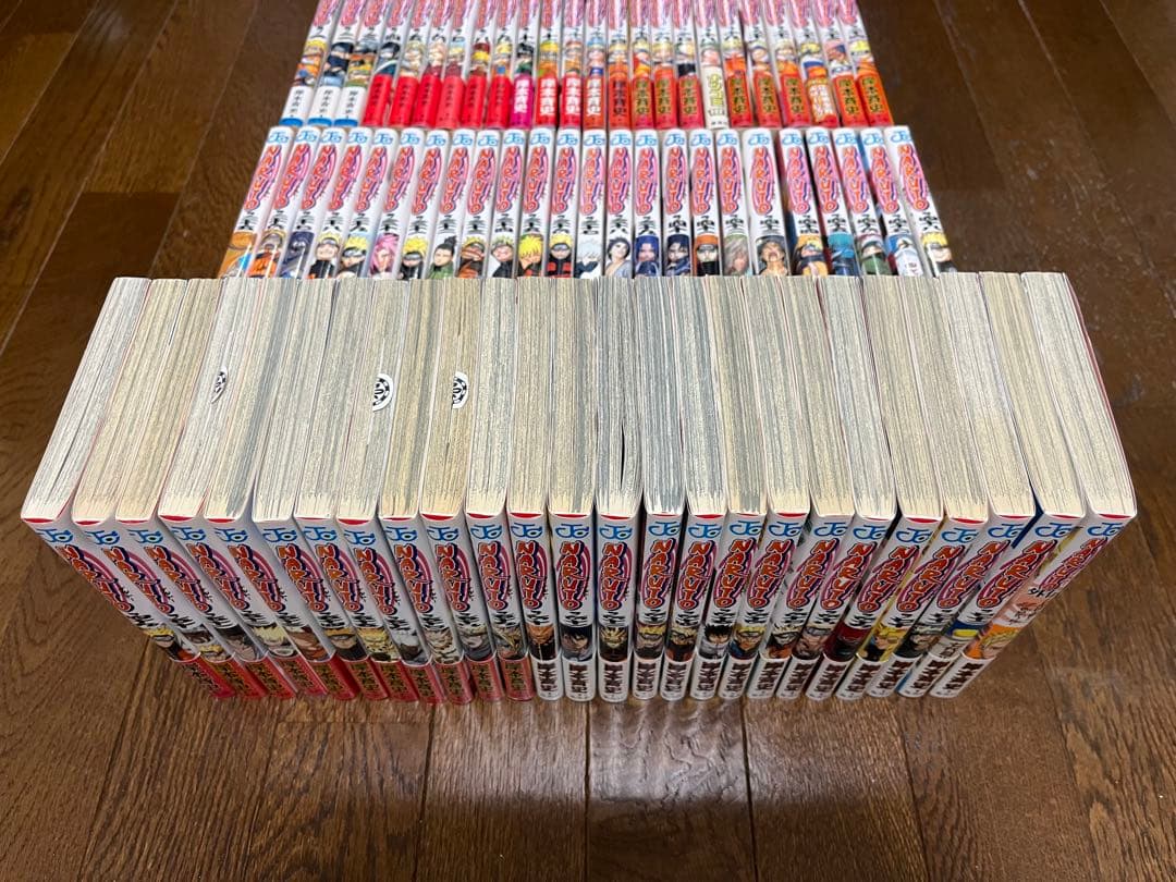初版 NARUTO ナルト 1巻〜72巻 全巻セット初版 帯付き 注文カード付き