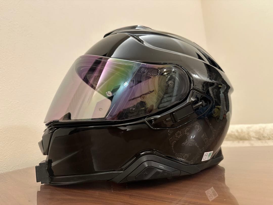 SHOEI フルフェイスヘルメット ホワイト/ブラック セナインカム内蔵