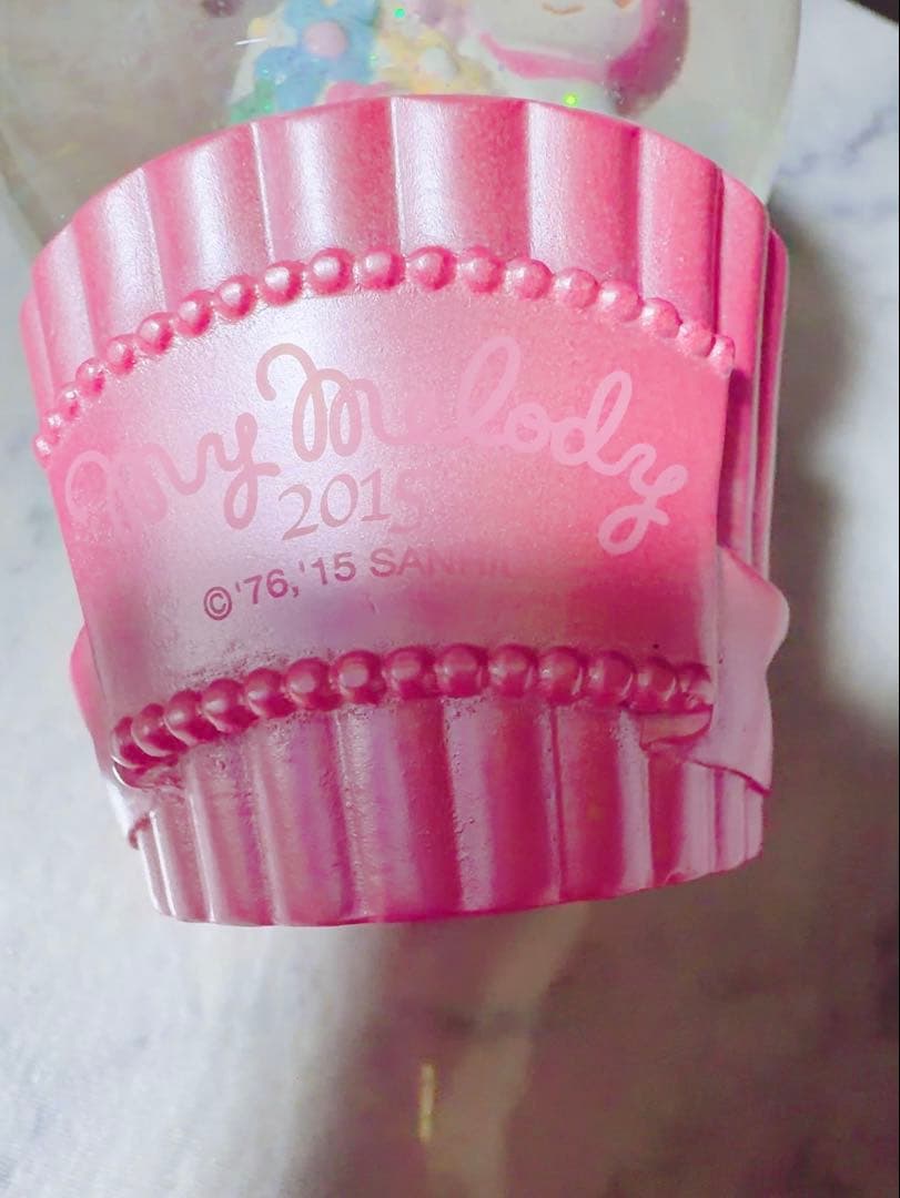 My Melody マイメロディ スノードーム カップケーキ 置物 希少 激レア