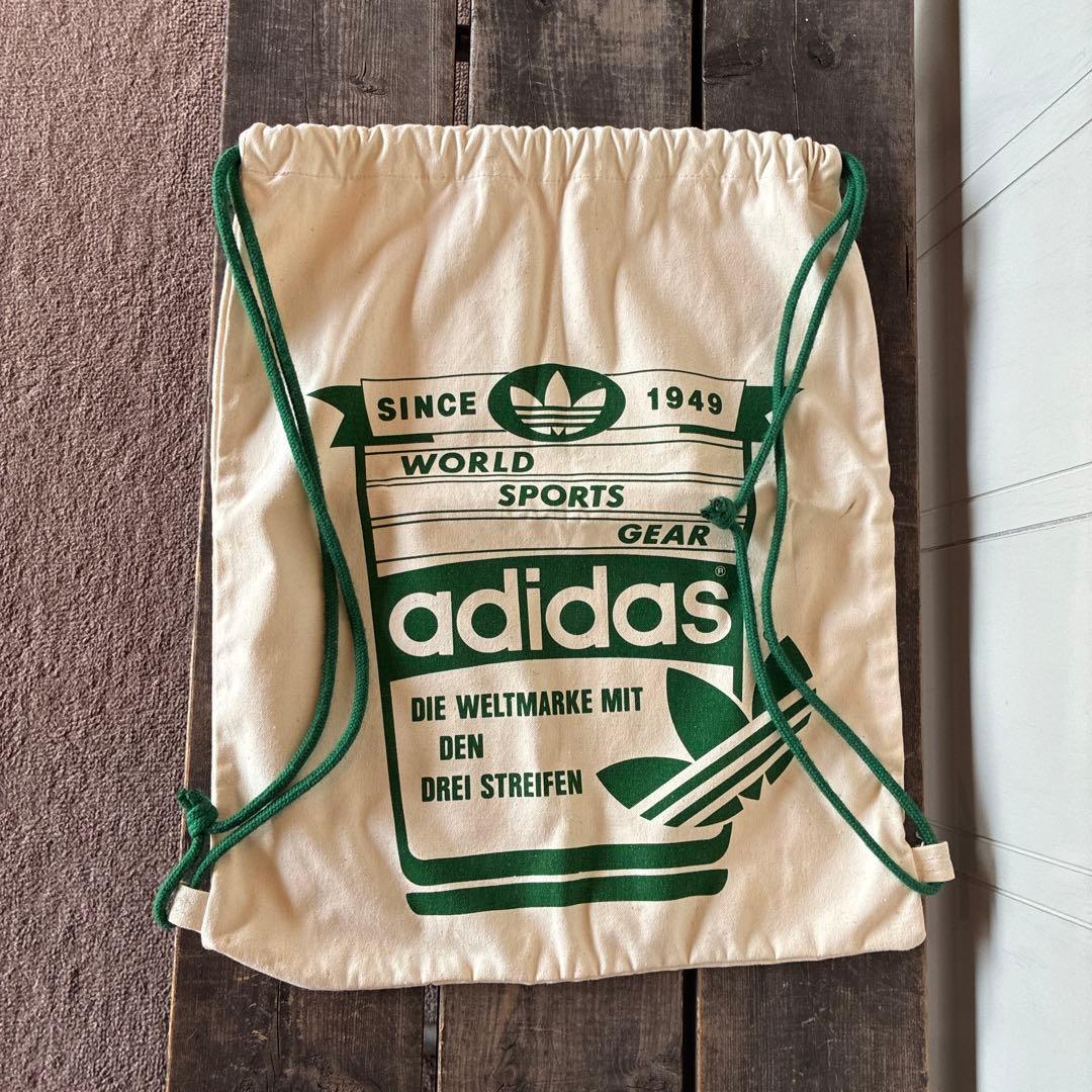 80s adidas アディダス バック ナップサック デサント ビンテージ