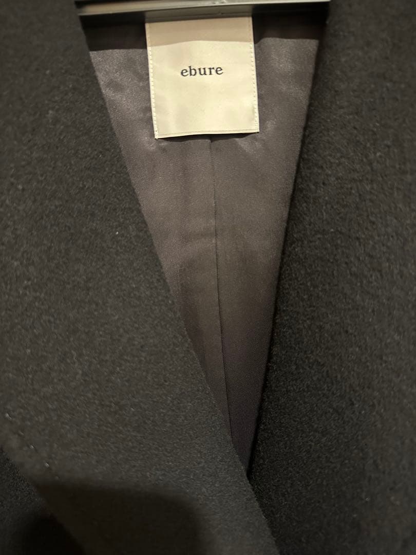 ebure　 リュクスビーバーフーデットショートコート