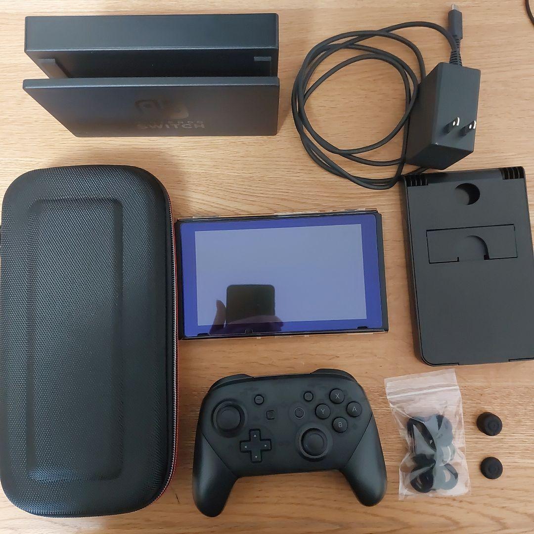 ニンテンドースイッチ 本体 純正コントローラー ドック 収納ケースなど