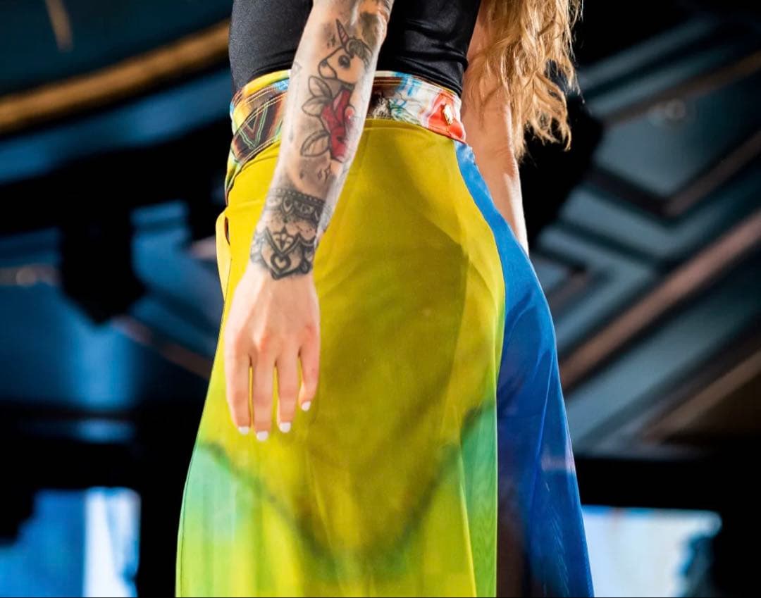 【SOLEATTA】シアーパンツ マルチカラー プエルトリコ発ブランド