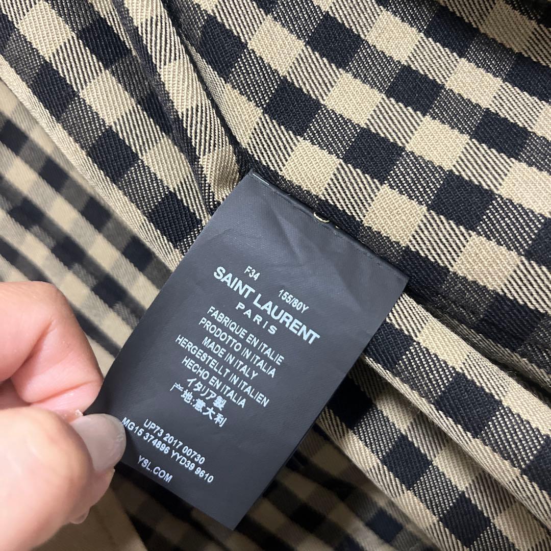 最終値下げ ＊ 【美品】　サンローラン ＊ ベージュ トレンチコート