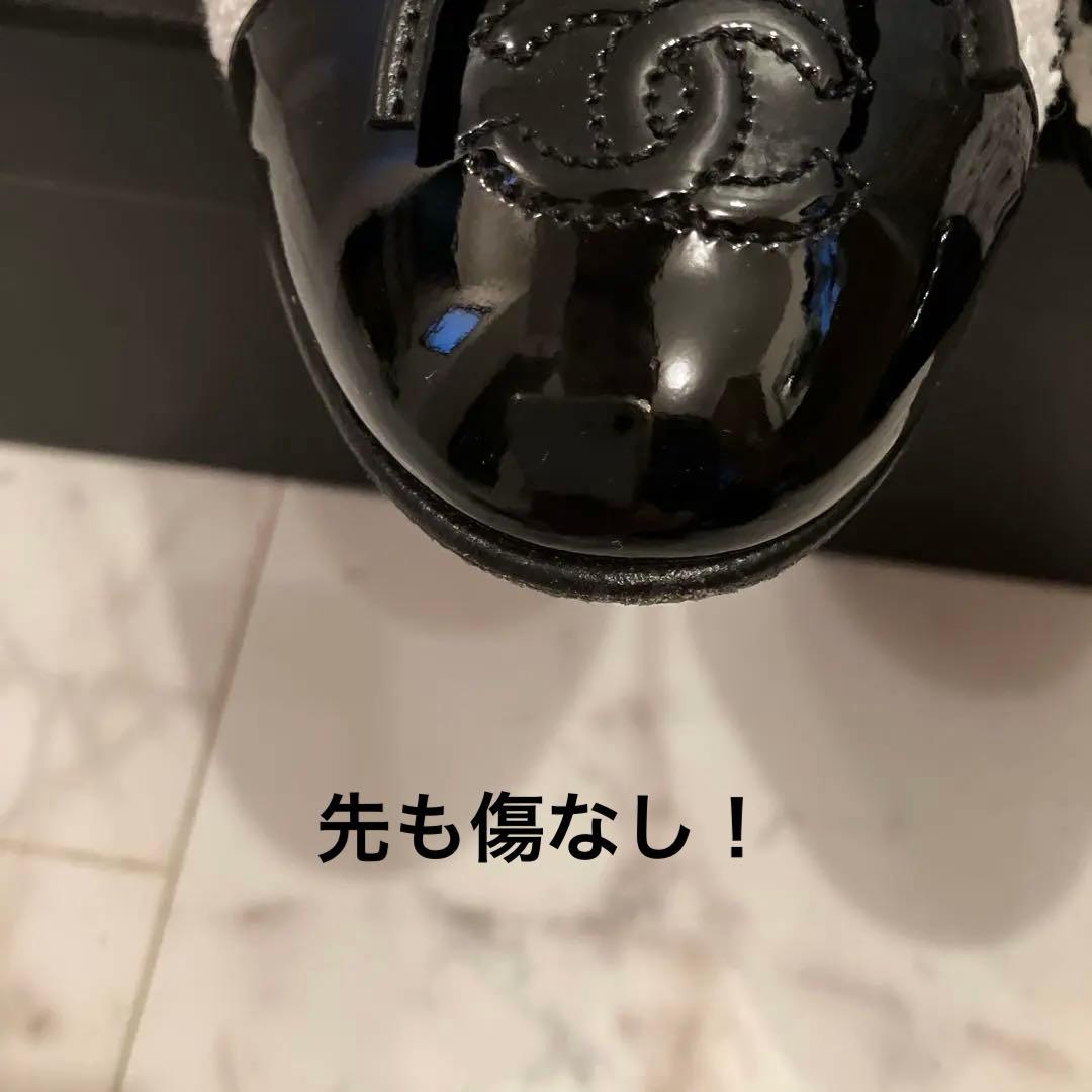 未使用同様❣️CHANELバレリーナシューズ❣️38ツィード可愛い❣️